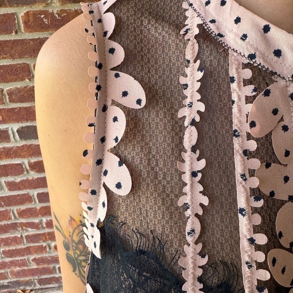 Beguile by Bryon Lars lasercut smocked dress by Anthropologie - Picture 4 of 10